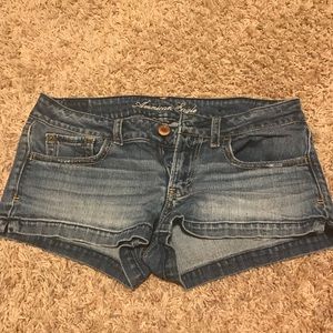 Ae denim shorties size 6